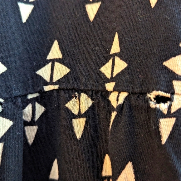 Plus size, Fair Trade, hand block printed, hand sewn Dress 100% Organic Cotton - Picture 5 of 8